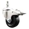 Service Caster 3 Inch 316SS Hard Rubber Swivel 10mm Threaded Stem Caster Total Lock Brake SCC-SS316TSTTL20S314-HRS-M1015 - alternate 1