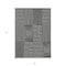 Homeroots 8' X 10' Black And Ivory Geometric Washable Indoor Outdoor Area Rug 596905 - alternate 9