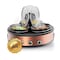 Megachef Round Triple 1.5 Qt Slow Cooker and Buffet Server in Copper and Black with 3 Cooking Pots MC-1103 - alternate 10