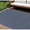Homeroots 10' X 14' Navy Blue And Ivory Geometric Indoor Outdoor Area Rug 551549 - alternate 9
