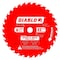 Diablo Circular Saw Blade, 6-1/2 in Dia, 5/8 in Arbor, 32-Teeth, TiCo Cutting Edge D0632GPX - alternate 1