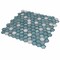 Apollo Tile Blue 10.8 in x 11.5 in Glass Glossy, Matte Floor and Wall Mosaic Tile 8.63 sqft/case, 10PK APLAHX8804A - alternate 7