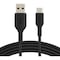 Belkin Boost Up Charge Usb A To Usb C Cable 10ft, Black CAB001BT3MBK - alternate 7