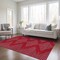 Homeroots 3' X 5' Red And Gray Geometric Washable Indoor Outdoor Area Rug 598782 - alternate 9
