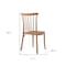 Homeroots Set of Four Tan Heavy Duty Plastic Slat Back Dining Side Chairs 565181 - alternate 7
