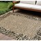 Homeroots 10' X 14' Gold Animal Print Washable Indoor Outdoor Area Rug 607649 - alternate 1