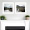 Homeroots Set Of Two Winter Landscape 1 White Framed Print Wall Art, 2PK 407259 - alternate 4