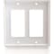 C2G DUAL GANG DECORA WALLPLATE WHT - ADDS STYLE AND FUNCTION TO ANY WIRING SYSTEM, A 3728 - alternate 3