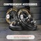 Vevor Electric Trailer Brake 12" x 2" and 8 on 6.5" Hub Drum Kit for 7000 lbs Axle BF12-Z02AB*2 - alternate 8