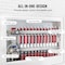 Vevor 12-Branch Radiant Heat Manifold 1/2 in PEX Tubing Floor Heating Manifold Set 7012-25-12-00-NPT - alternate 8