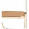 Leisuremod Lawrence Acrylic Folding Chair with Gold Metal Frame, Tangerine, 2PK LFG19OR2 - alternate 10