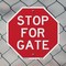 Signmission Stop For Gate, 10 Inch X 10 Inch, Plastic Sign OC-P-10-286 - alternate 7