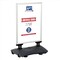 M&T Displays 22x28 Inch Poster Sign Holder Aluminum WindPro Lite Silver Sidewalk Sign, Weather & Wind Resistant USWPL10N22x2000 - alternate 1