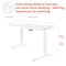 Motionwise Electric Sit-Stand Desk, 30 in D X 60 in W X SDD60W - alternate 6