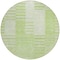 Homeroots 8' Artichoke Green And Mint Green Round Striped Washable Indoor Outdoor Area Rug 581631 - alternate 7