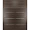 Sartodoors Sliding Closet Bypass Doors with hardware, Planum 0020 Chocolate Ash, Sturdy Rails Moldings Trims H PLANUM0020DBD-CA-8496 - alternate 1