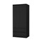 Homeroots 32" Black Accent Cabinet Soft Close With Multiple Shelves And Three Drawers 518212 - alternate 1