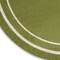 Homeroots 4' Green And Ivory Round Indoor Outdoor Area Rug 545956 - alternate 9
