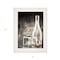 Homeroots Moody Gray Glassware Still Life 1 White Framed Print Kitchen Wall Art 404644 - alternate 4