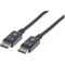 Manhattan Displayport Male/Displayport Male, 1 M (3.3 Ft.), Black 306935 - alternate 1