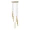 Z-Lite Forest 7 Light Chandelier, Modern Gold, 18 In W x 12 In H 919MP12-7R-MGLD-LED - alternate 5