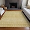 Homeroots 10' X 14' Gold Ivory And Taupe Tribal Washable Indoor Outdoor Area Rug 582625 - alternate 7