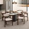 Leisuremod Velo Modern Dining Chair in Walnut Color Wood with Taupe Seat, 4PK VCWN-51TP4 - alternate 10