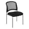 Office Star ProGrid Titanium & Black Visitors Chair, Straight Legs, Dillon Black 86724R-R107 - alternate 1