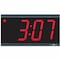 Zoro Select 11-1/2" Digital Wall Clock, Black DIG-4B - alternate 1