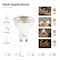 Euri Lighting PAR16 LED Bulbs, 7W, 500 lm, 50W Eq., 5000K, GU10, Dimmable, UL, 2PK EP16-7W5050eG-2 - alternate 6