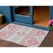 Homeroots 3' X 5' Blush Sky Blue And Brown Oriental Washable Indoor Outdoor Area Rug 597668 - alternate 1
