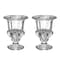 Homeroots Set of Two Clear Glass Urn Table Vases, 2PK 574260 - alternate 1