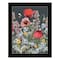 Homeroots Summer Garden Buzz Black Framed Print Wall Art 529871 - alternate 4