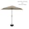 Pure Garden 9ft Half Umbrella, Sand 50-LG1044B - alternate 1