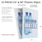 Signmission Ice Cold Water, Plastic Signs Only 24 Inch x 36 Inch, Corrugated Plastic, 2PK CSB-2436-2PACK-Ice Cold Water - alternate 2