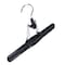 Nahanco 10in Black Non Slip Metal Skirt/Pant Hanger w/ Rubberized Clamp, 50PK CP200 - alternate 1