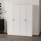 Manhattan Comfort 2-Piece Cornelia Storage Closet 1.0 and 2.0 in White 2-23BC-WH - alternate 1