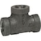 Anvil Reducing Tee 2in FPT X 2in D FPT Black Malleable Iron Black 8700120705 - alternate 3