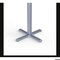 Correll Round Cafe Table, 24 in W, 24 in L, 29 in H, Particleboard Top, Gray Granite SXT24R-15-98-13 - alternate 9