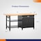 4Dock 72 in x 30 in Heavy-Duty Cabinet Workbench WST205-7230 - alternate 4