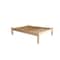 Homeroots Natural Solid Wood Full Bed Frame 546715 - alternate 6