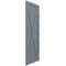 Ekena Millwork True Fit PVC Single X-Board Farmhouse Fixed Mount Shutters, Ocean Swell, 12W x 80H, PR TFP001FH12X080CH - alternate 14
