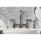 Kingston Brass Bridge Kitchen Faucet with Brass Sprayer, Polished Nickel KS8286CMLBS - alternate 6