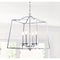 Jonathan Y Gloria 19" 4-light Metal LED Pendant, Chrome JYL7411A - alternate 12