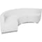 Flash Furniture 3 pcs. Living Room Set, 25-1/4" to 42" x 27", Upholstery Color: White, Series: Alon ZB-803-740-SET-WH-GG - alternate 1