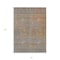 Homeroots 5' X 8' Gray Charcoal And Orange Abstract Washable Indoor Outdoor Area Rug 588925 - alternate 8