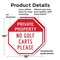 Signmission Private Property No Golf Carts Plea, 10 inch X 10 inch, Plastic Sign, 2PK OC-P-2PACK-10-164 - alternate 7