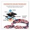 Ergodyne Chill-Its 6700 Cooling Bandana Polymer Tie Headband, One Size Fits Most, Stars and Stripes 12303 - alternate 12