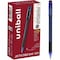 Uniball TM Jetstream 101 Ballpoint Pen, 1mm Medium Pen Point, Blue Ink, Gel-based, Black, Blue, 12PK 1768012 - alternate 2