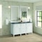 James Martin Vanities Lorelai 60'' D Vanity, Bright White w/ Parisien Bleu Silestone Top w/FreePower Wireless Charger 424-V60D-BW-FPBL - alternate 10